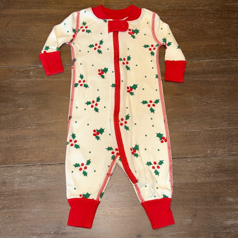 New Hanna Andersson Christmas Zip-Front Sleeper
